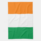 Flagge von Irland-Amerikaner MoJo Geschirrtuch 16" (Vertikal)