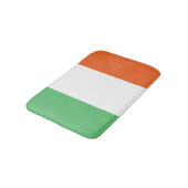 Flagge von Irland Badematte (Schrägansicht)