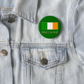 Flagge von Irland Button (Beispiel)