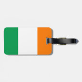 Flagge von Irland-Gepäckanhänger mit Lederband Gepäckanhänger (Rückseite horizontal)