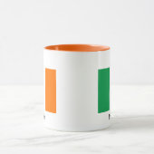 Flagge von Irland Kaffeetasse (Zentrum)