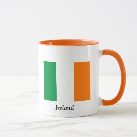 Flagge von Irland Kaffeetasse (Rechts)