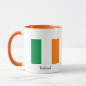 Flagge von Irland Kaffeetasse (Links)