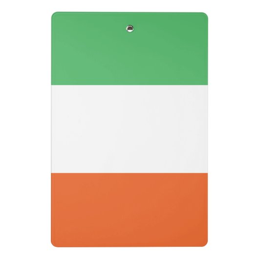 Flagge von Irland Mini Klemmbrett (Rückseite)