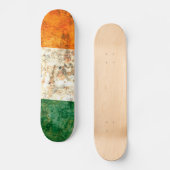 Flagge von Irland Skateboard (Vorderseite)