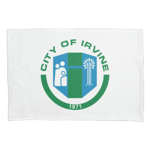 Flagge von Irvine (Kalifornien) Kissenbezug