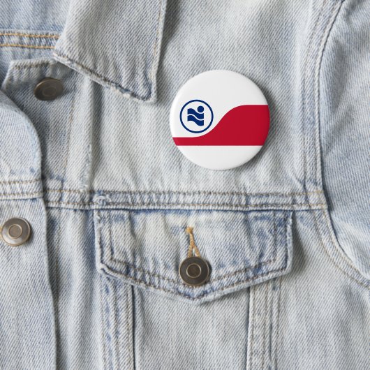 Flagge von Irving, Texas Button (Beispiel)