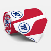 Flagge von Irving, Texas Krawatte (Gerollt)