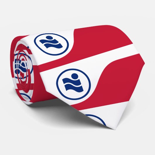 Flagge von Irving, Texas Krawatte (Gerollt)