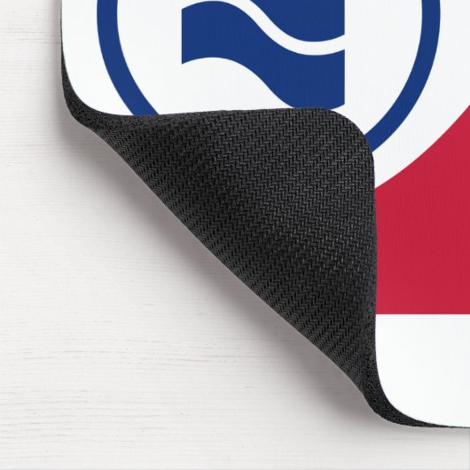 Flagge von Irving, Texas Mousepad (Ecke)
