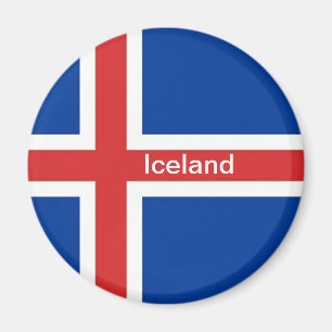 Flagge von Island Magnet