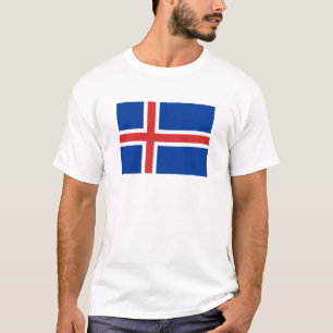 Flagge von Island-T - Shirt