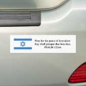 Flagge von Israel Autoaufkleber (Auf Auto)