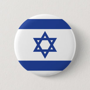 Flagge von Israel Button