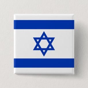 Flagge von Israel Button