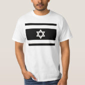 Flagge von Israel - Davidsstern מגןדוד T-Shirt (Vorderseite)