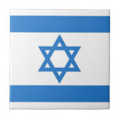 Flagge von Israel Fliese (Vorderseite)