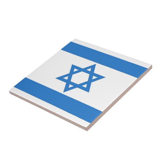 Flagge von Israel Fliese (Seite)