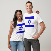 Flagge von Israel T-Shirt (Unisex)