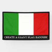 Flagge von Italien Banner (Horizontal)