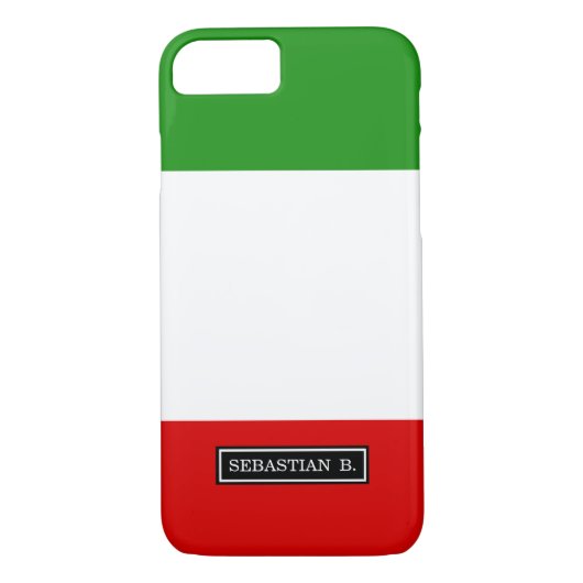 Flagge von Italien Case-Mate iPhone Hülle (Rückseite)