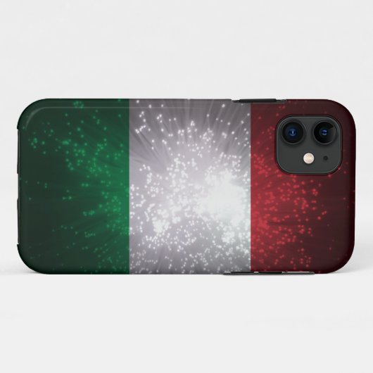 Flagge von Italien Case-Mate iPhone Hülle (Rückseite (Horizontal))