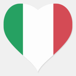 Italien Flagge Aufkleber | Zazzle.de