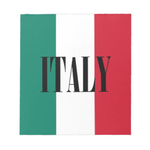 Flagge von Italien Italien italienisches IL Notizblock