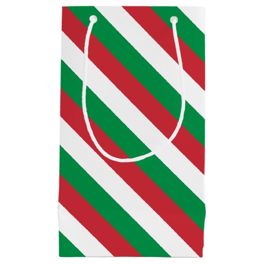 Flagge von Italien Kleine Geschenktüte (Vorderseite)