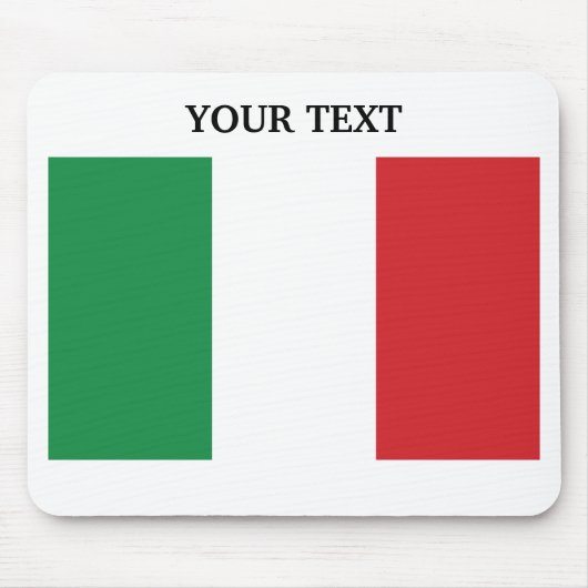 Flagge von Italien Mousepad (Vorne)