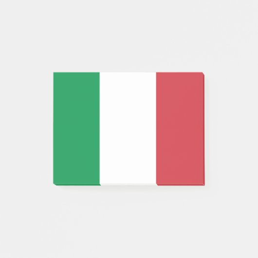 Flagge von Italien Posten-it® Anmerkungen Post-it Klebezettel (Vorderseite)