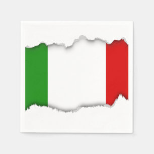 Flagge von Italien Serviette