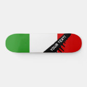 Flagge von Italien Skateboard (Horizontal)