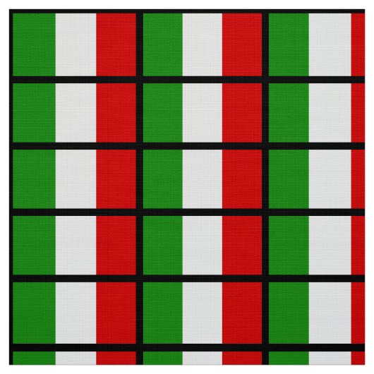 Flagge von Italien Stoff (Muster)