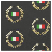 Flagge von Italien Stoff (Nahaufnahme)