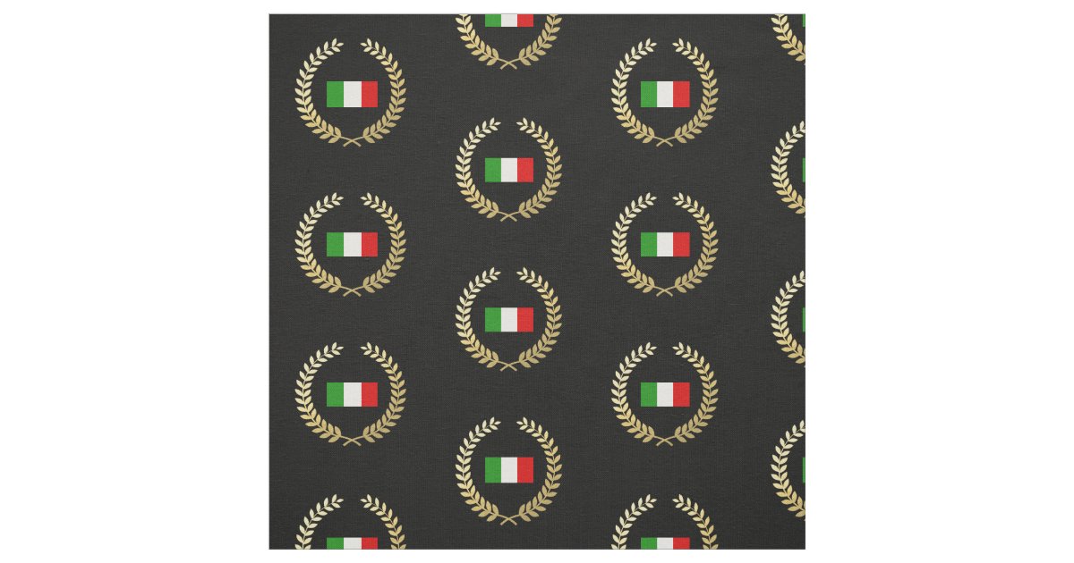 Flagge von Italien Stoff | Zazzle.de