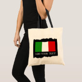 Flagge von Italien Tragetasche (Vorderseite (Produkt))