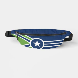 Flagge von Jackson, Tennessee Bauchtasche