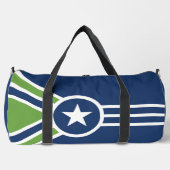 Flagge von Jackson, Tennessee Duffle Bag (Vorderseite)