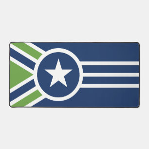 Flagge von Jackson, Tennessee Schreibtischunterlage