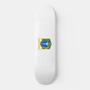 Flagge von Jakarta (Stadt der indonesischen Haupts Skateboard