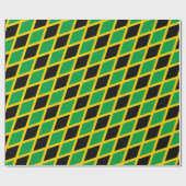 Flagge von Jamaika - jamaikanische Flagge Geschenkpapier (Flach)
