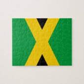 Flagge von Jamaika Puzzle (Horizontal)