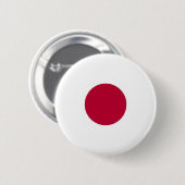 Flagge von Japan auf Button-/Knopf-Abzeichen Button (Vorne & Hinten)