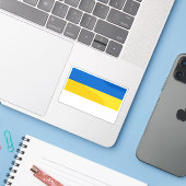 Flagge von Jena, Deutschland Aufkleber (Laptop mit iPhone)