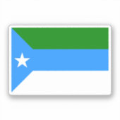 Flagge von Jubaland, Somalia Aufkleber (Vorderseite)