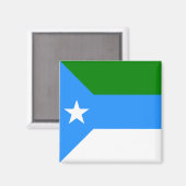 Flagge von Jubaland, Somalia Magnet (Vorderseite/Rückseite)