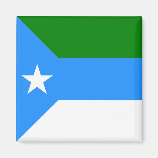 Flagge von Jubaland, Somalia Magnet (Vorne)