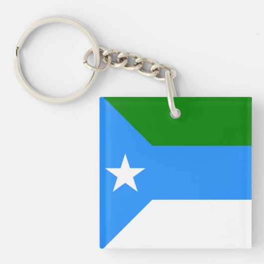 Flagge von Jubaland, Somalia Schlüsselanhänger (Vorderseite)