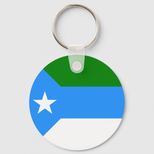 Flagge von Jubaland, Somalia Schlüsselanhänger (Vorderseite)